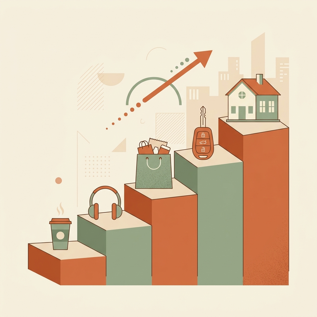 Lifestyle Inflation · ค่าใช้จ่ายที่เพิ่มโดยไม่รู้ตัว · เก็บเงินยากขึ้นทุกปี