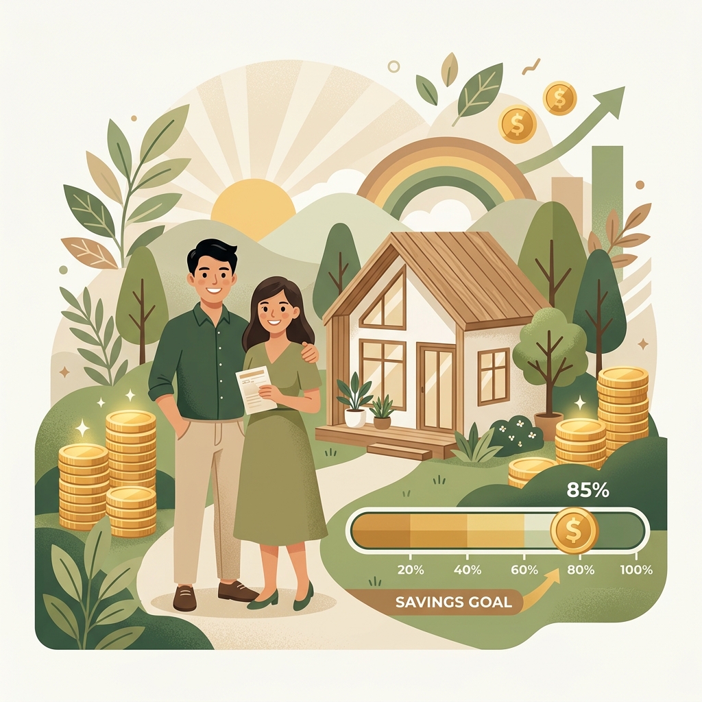 ออมเงินดาวน์บ้านหลังแรก 2568 · แผนสำหรับมนุษย์เงินเดือนใช้เวลากี่ปี